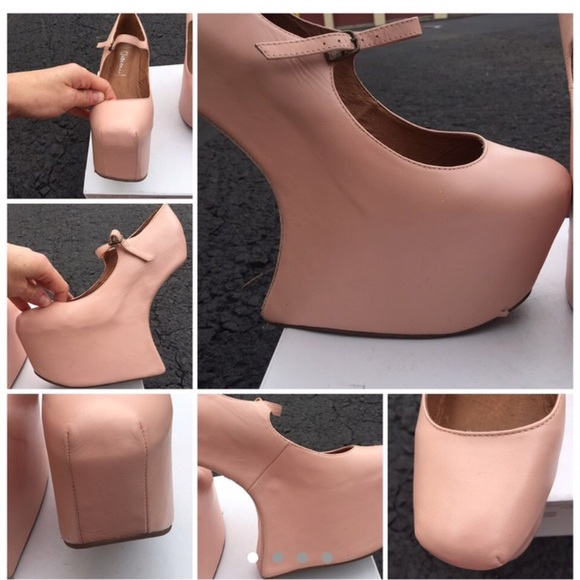 Shoes - Jeffrey Campbell blush pink Skywalkers